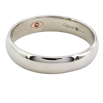 9ct white gold Clogau Wedding Ring size V